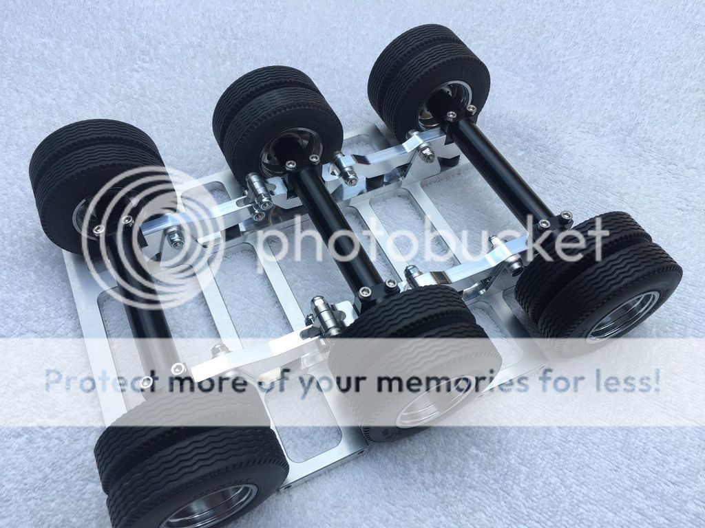 TRIAXLE WALKING BEAM SUSPENSION RC Truck and Construction